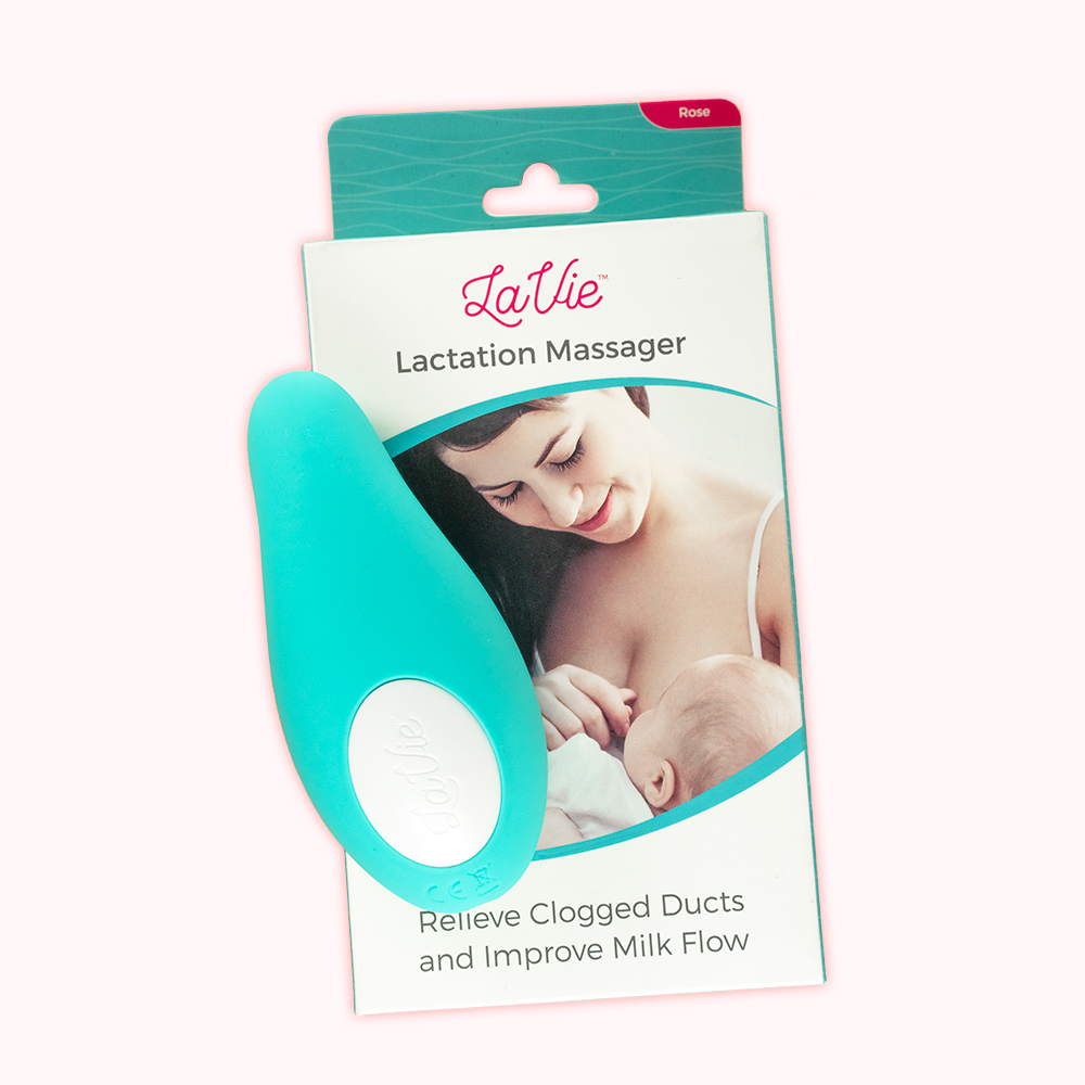 lavie lactation massager with box front view