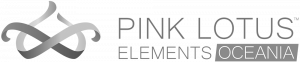 pink lotus elements oceania logo gray