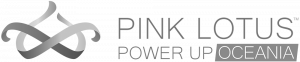 pink lotus power up oceania logo gray