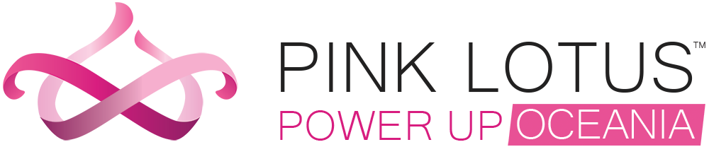 pink lotus power up oceania logo
